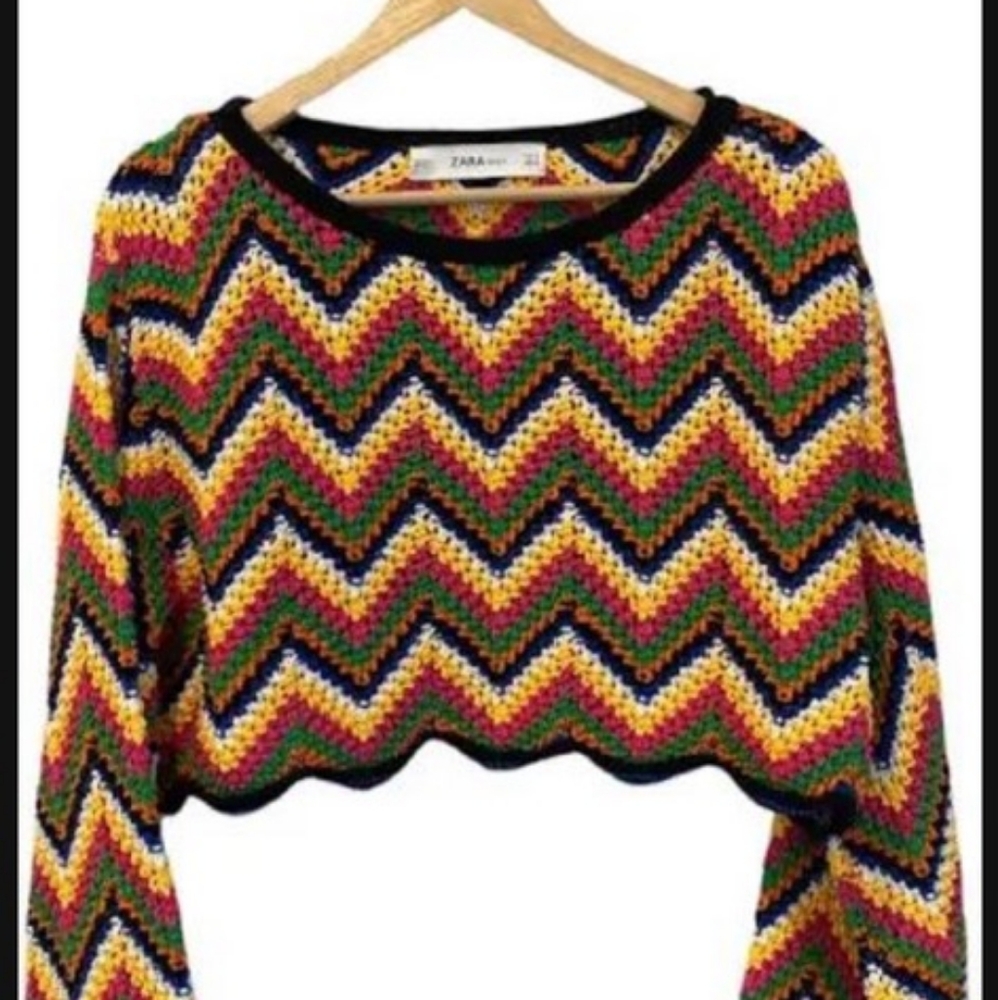 Zara Crochet Crop Top